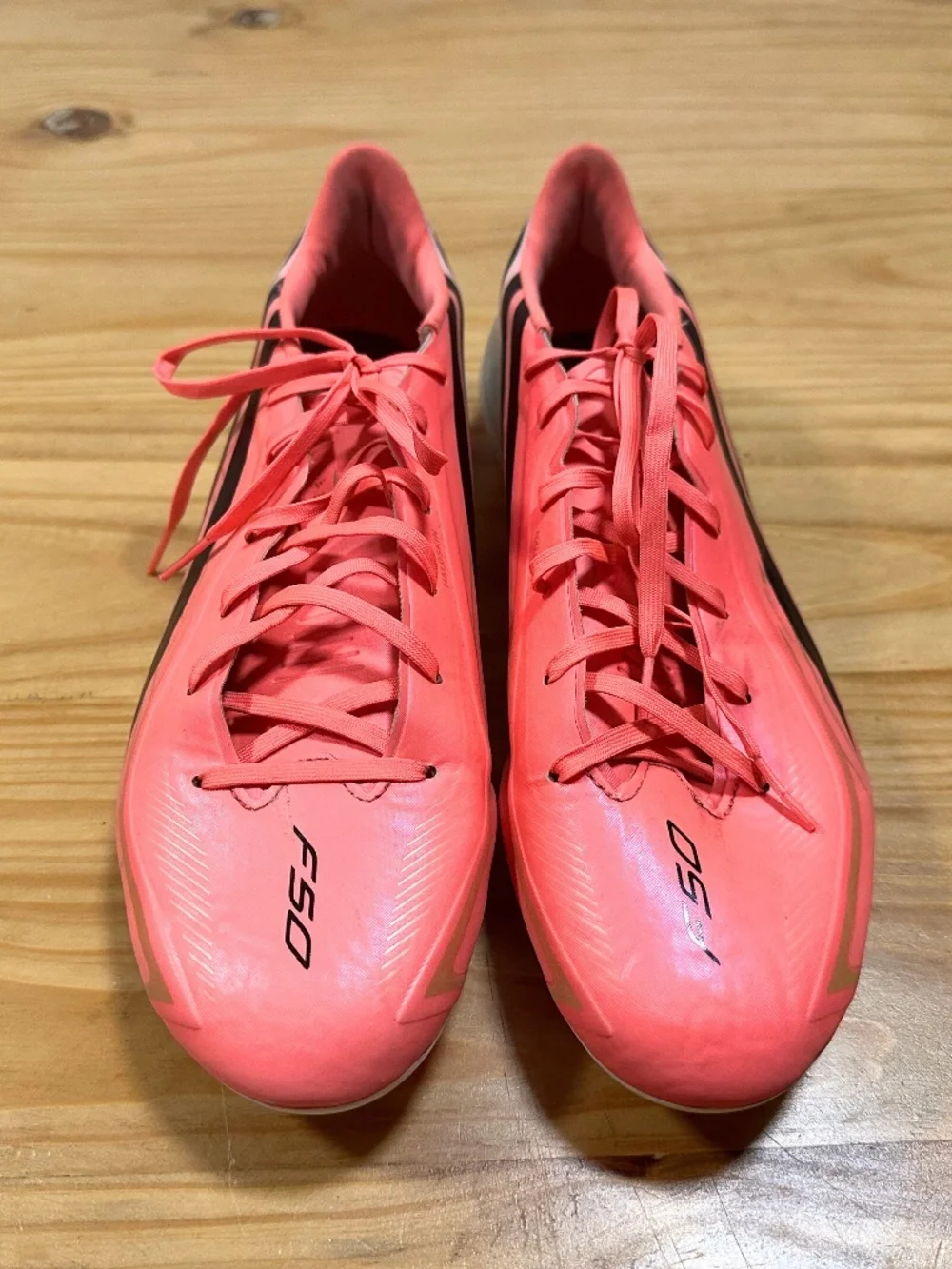 Adidas F50 Hyperfast Soccer Cleats Shoes FIFA 2026 Hot Pink Black & White Size 9